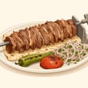 Cağ kebabı illustration