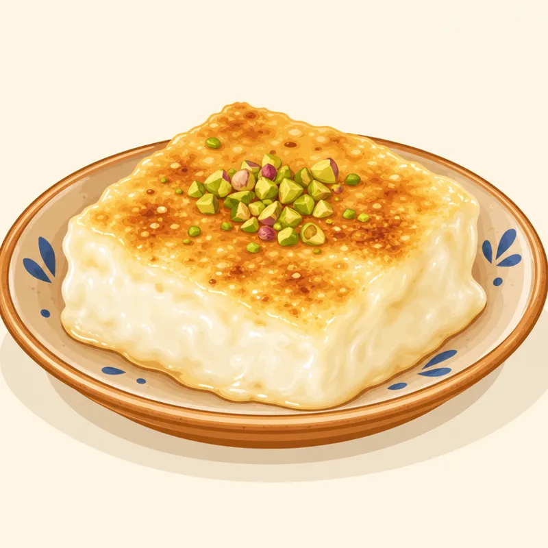 Çamlıdere Höşmerim Tatlısı illustration