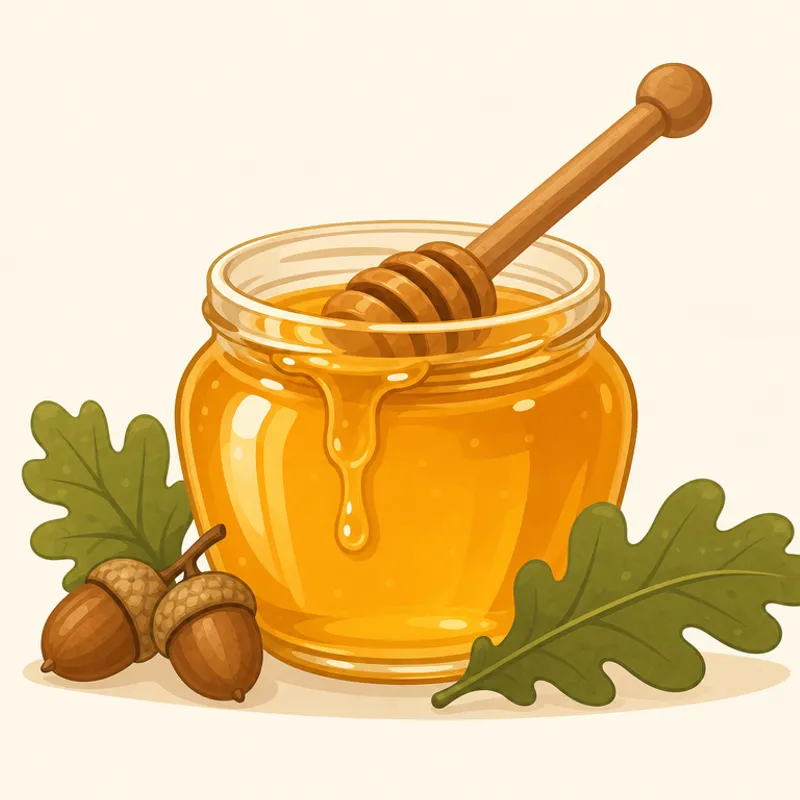 Çanakkale Meşe Balı illustration