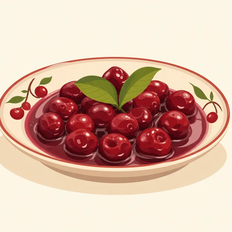 Çay İlçesi Vişnesi illustration