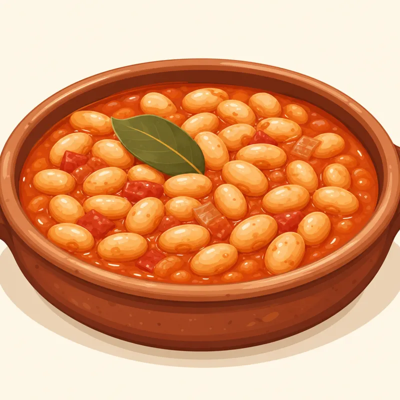 Çayeli Kuru Fasulye Yemeği illustration