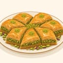 Çerkeş Sırma Baklavası illüstrasyonu