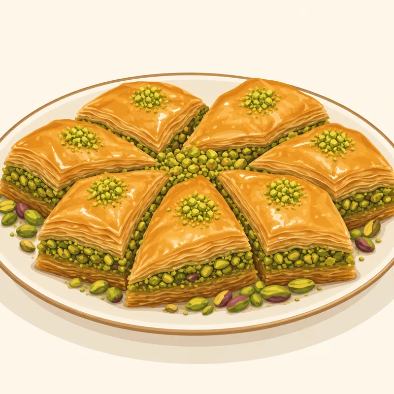 Çerkeş Sırma Baklavası illustration
