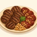 Cevizli Sucuk Ve Köfte illustration