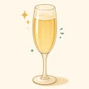 Champagne illustration