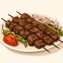Ciğer kebabı illustration
