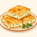 Çökelekli Börek (mafiş) illüstrasyonu