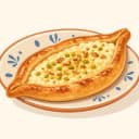 Çökelikli pide illustration