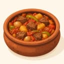 Çömlekte Güveç illustration