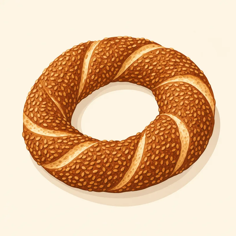 Çorum Simidi illustration