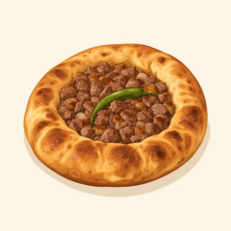 Daday Etli Ekmeği illüstrasyonu