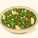 Deniz börülcesi salatası illustration