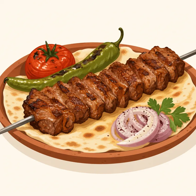 Denizli Tandır Kebabı illustration