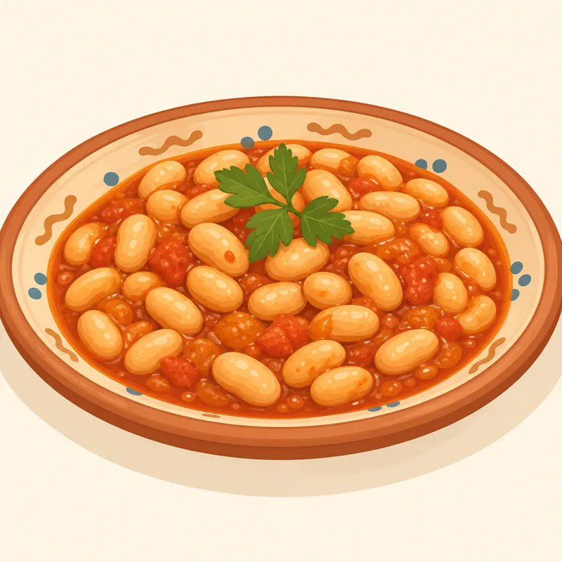 Derinkuyu Kuru Fasulyesi illustration