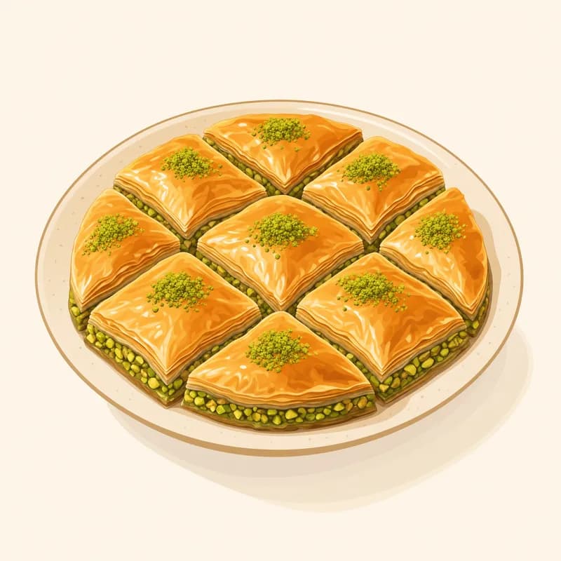 Devrek Beyaz Baklavası / Devrek Baklavası illustration