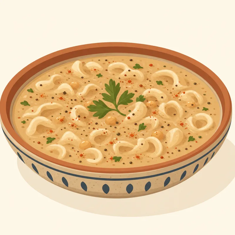 Diyarbakır Kulak Çorbası illustration