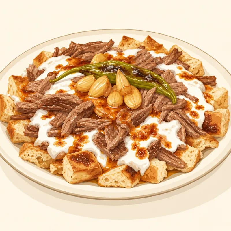 Diyarbakır Tirit Yemeği illustration