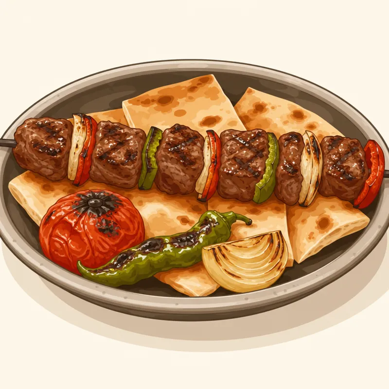 Diyarbakır Üsküre Kebabı / Diyarbakır Tas Kebabı illüstrasyonu