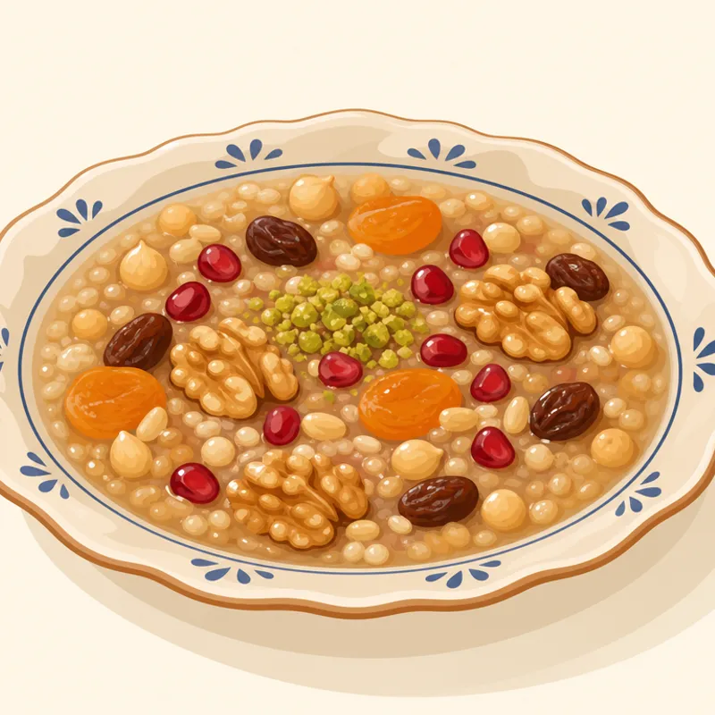 Doğubayazıt Aşure Tatlısı illustration