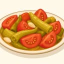 Domatesli Biberli Turşu illustration