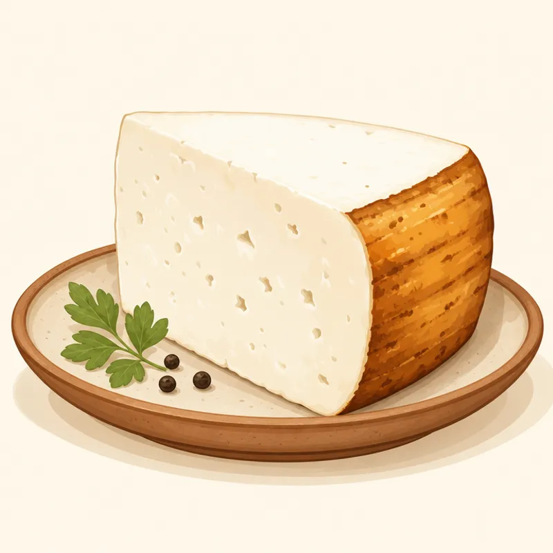 Düzce Abaza Peyniri (Taze ve İsli Kuru Abaza Peyniri) illustration