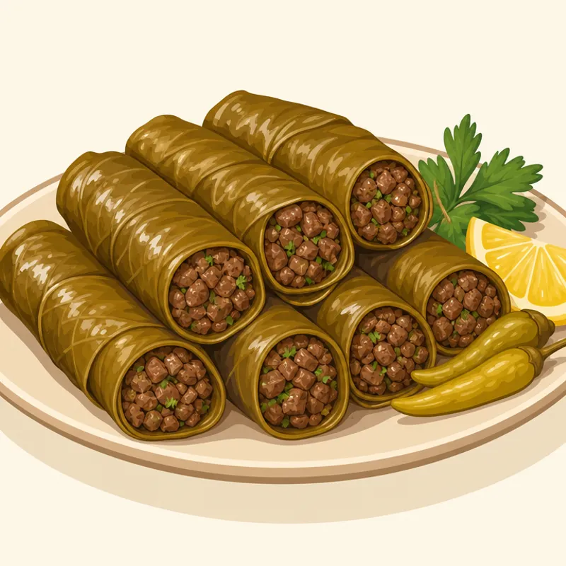 Edirne Ciğer Sarma illustration
