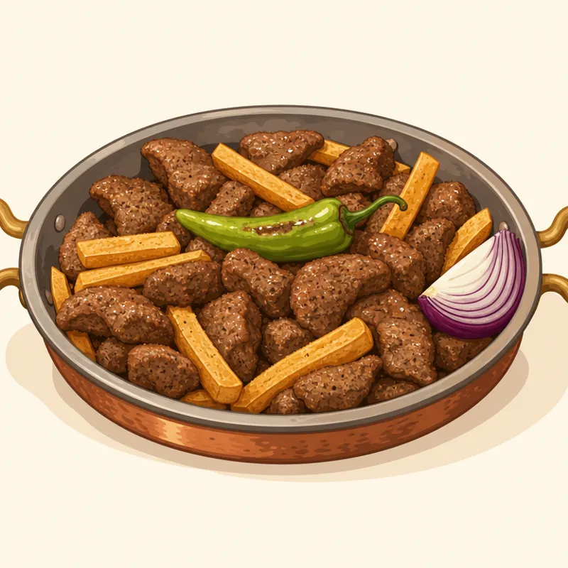 Edirne Tava Ciğeri illustration