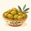 Edremit Körfezi Yeşil Çizik Zeytini illustration
