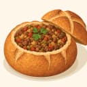 Ekmek dolması illustration
