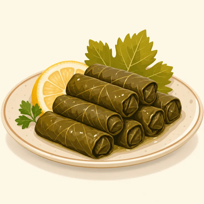 Erbaa Narince Bağ Yaprağı illustration