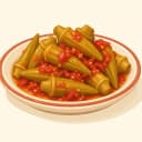 Eriklice Kınalı Bamyası illustration