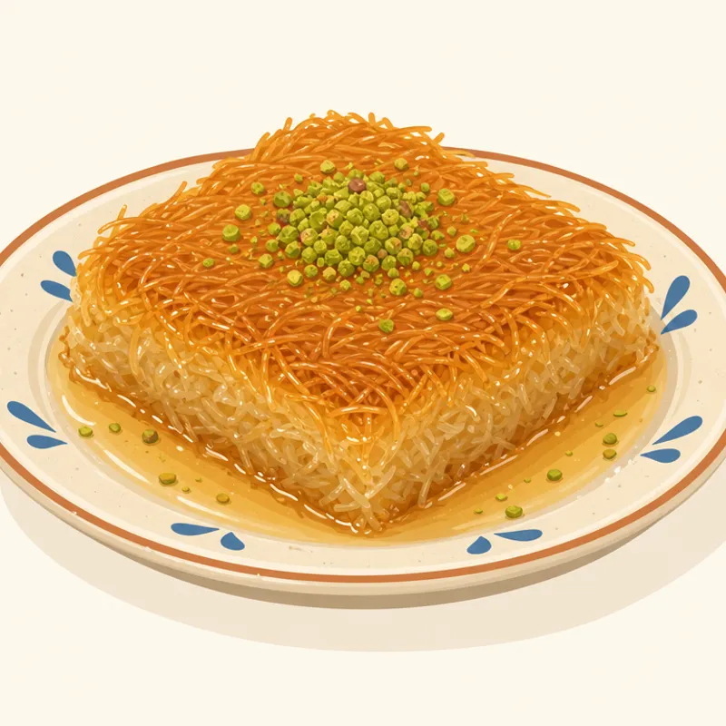 Erzincan Kesme Kadayıfı illustration