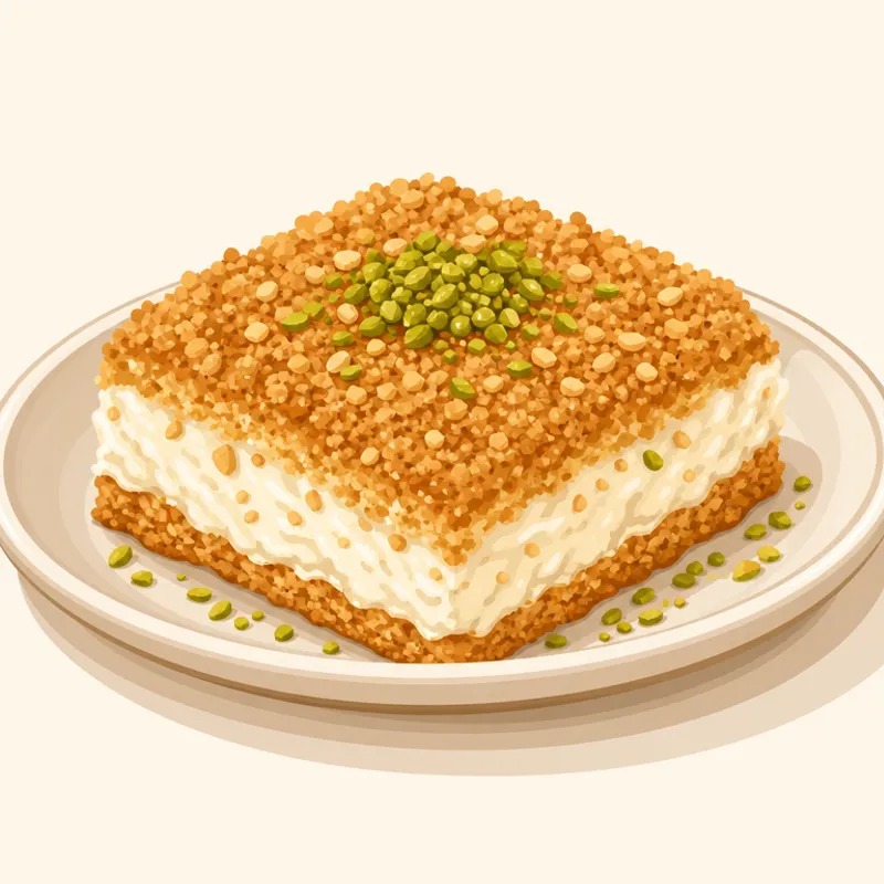 Erzurum Babaanne Pastası / Erzurum Pastası illüstrasyonu