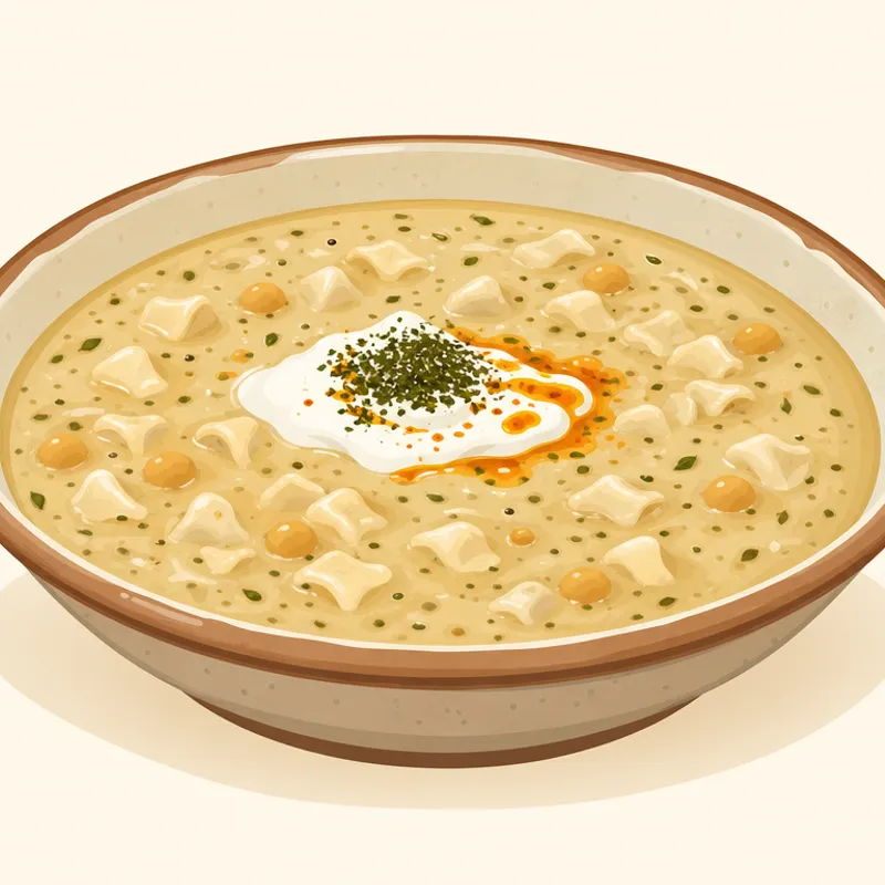 Erzurum Herle Aşı Çorbası illustration