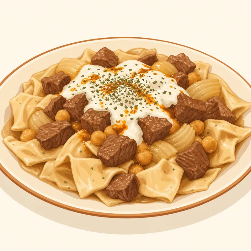 Erzurum Hink Yemeği illustration