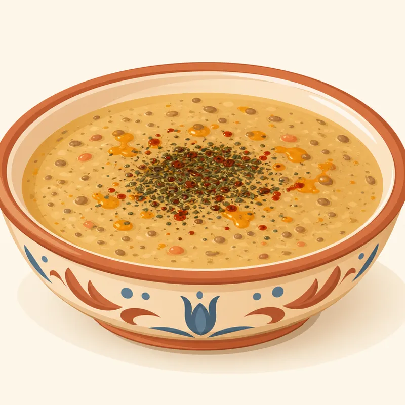 Erzurum Kara Fatma Çorbası illustration