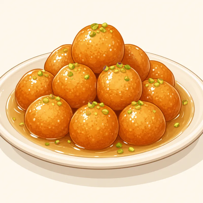 Erzurum Kaz Lokması illustration