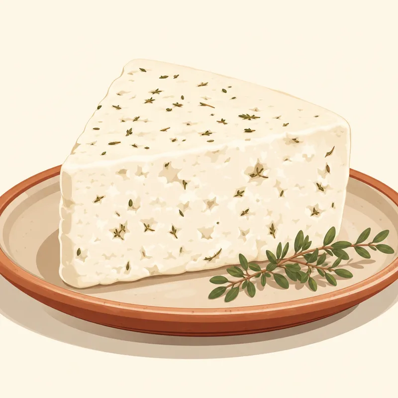 Erzurum Olur Kekikli Mahallesi Kandirif Peyniri / Erzurum Kandirif Peyniri illustration