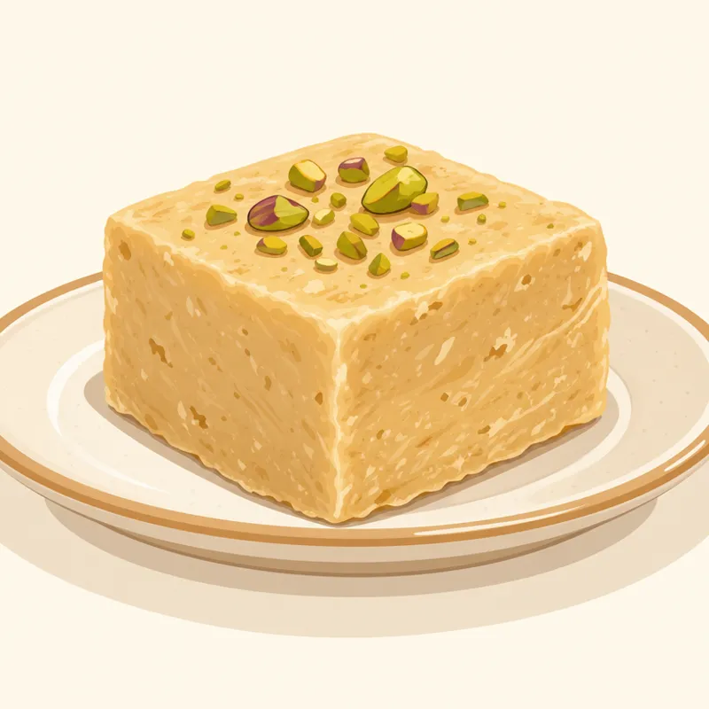 Erzurum Peynir Helvası illustration