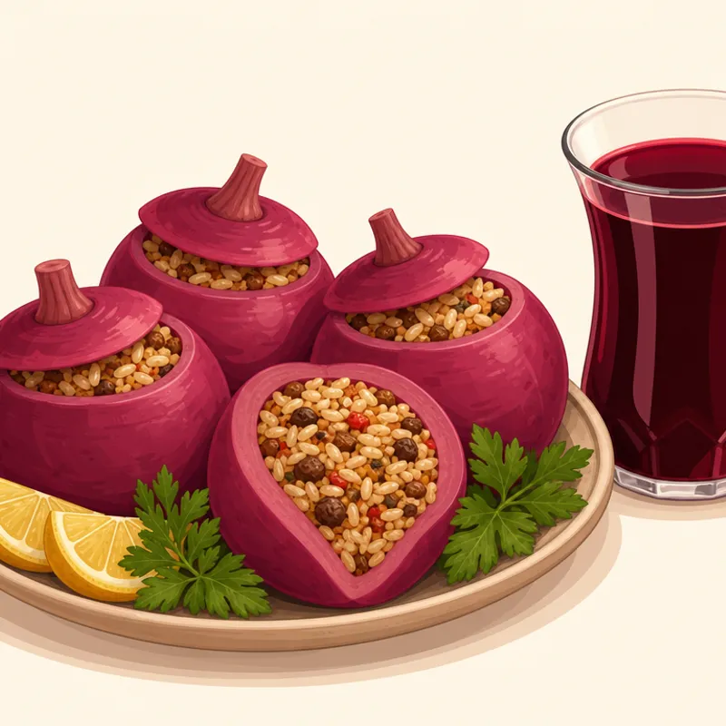 Erzurum Şalgam Dolması illustration