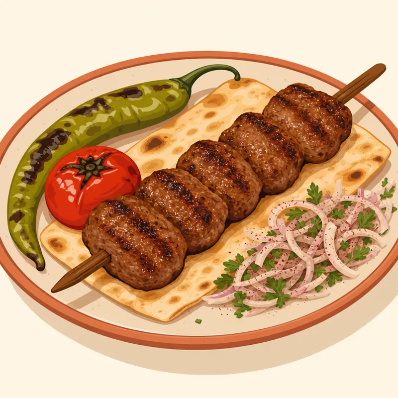 Eskişehir Balaban Kebap Köfte illüstrasyonu