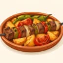 Fırın kebabı illustration