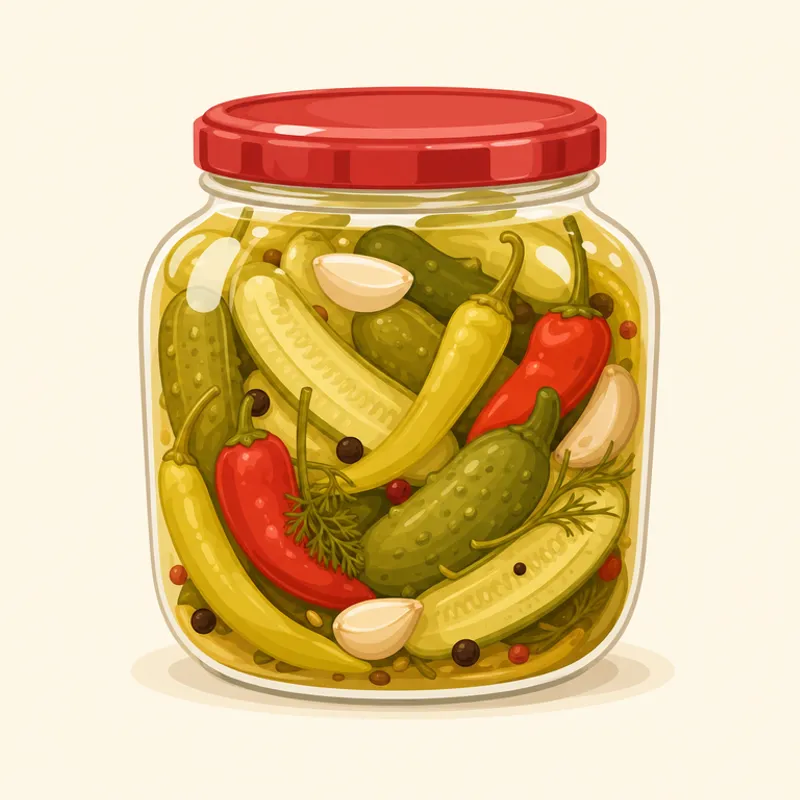 Gaziantep Acur-Biber Turşusu illustration