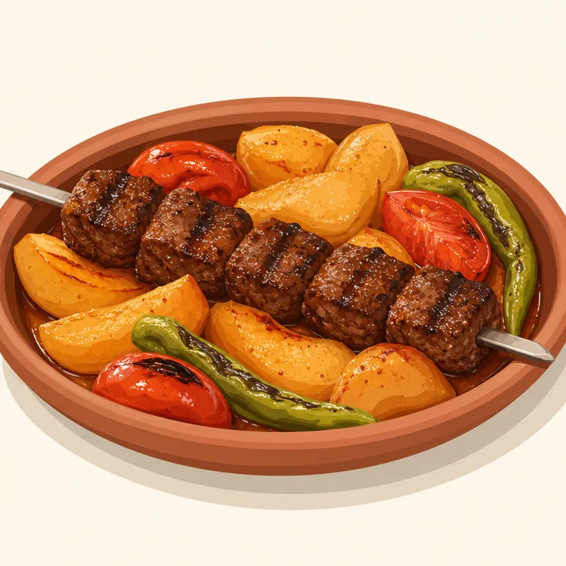 Gaziantep/Antep Ayvalı Tas Kebabı illustration