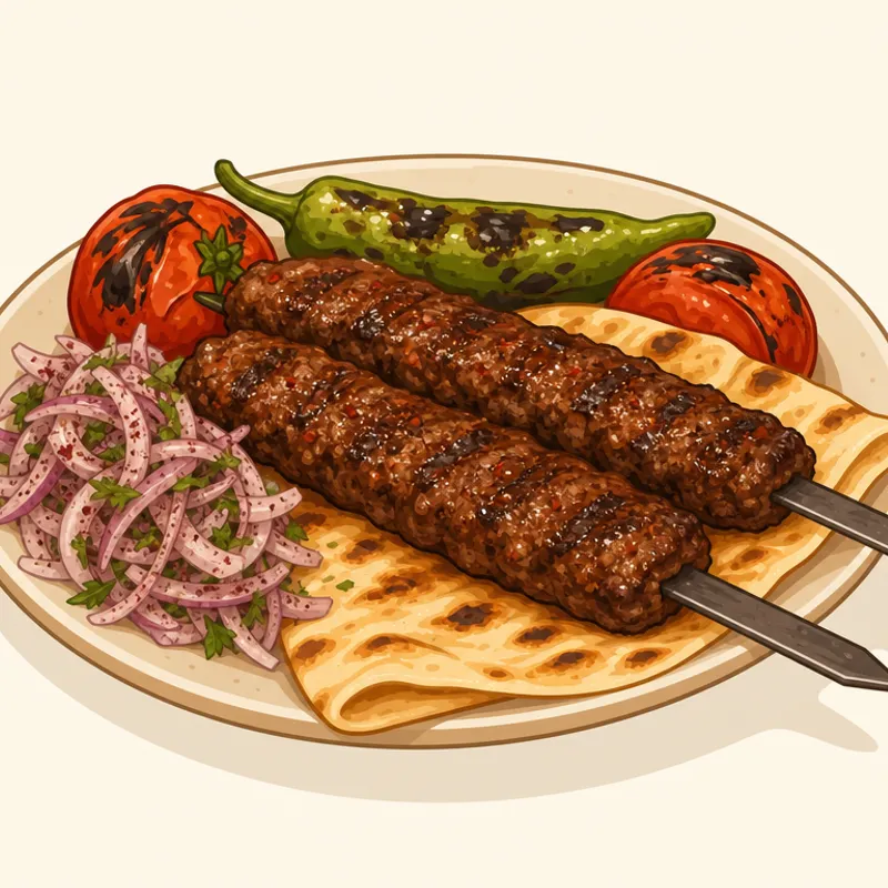 Gaziantep/Antep Keme Kebabı illustration