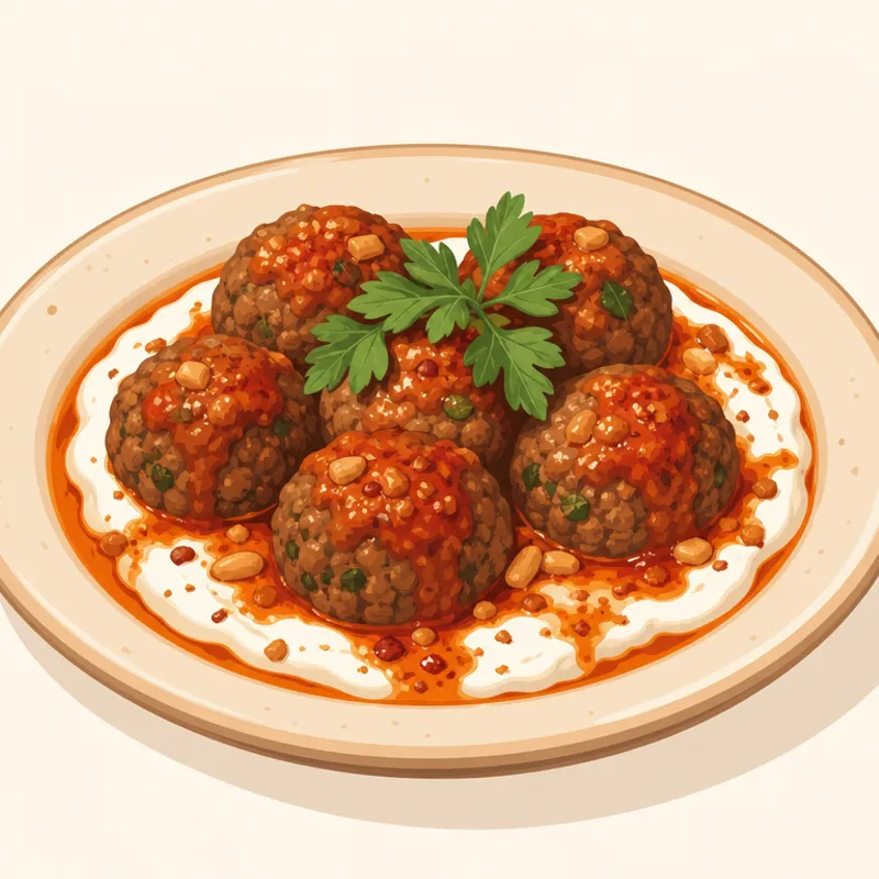 Gaziantep/Antep Topacı / Topaç (Et Topacı) illustration