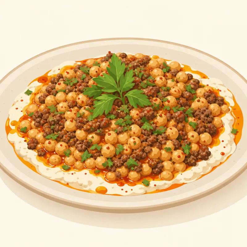 Gaziantep Börk Aşı / Gaziantep Mıcırık Aşı illustration