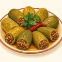 Gaziantep Damat Dolması / Gaziantep Kuzu İçli Kabak Dolma illustration