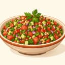 GAZİANTEP GAVURDAĞI SALATASI illüstrasyonu