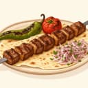 Gaziantep Küşleme Kebabı/Antep Küşleme Kebabı illustration